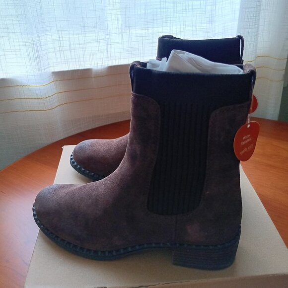 Gentle Souls by Kenneth Cole Chocolate Suede Boots - Picture 1 of 10